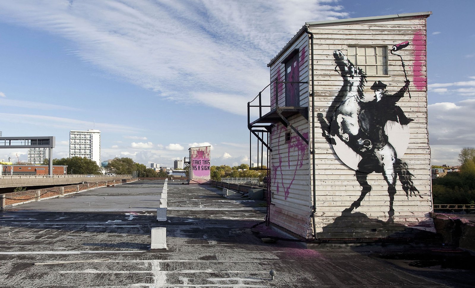 Banksy Street Art - Margate Cowboy