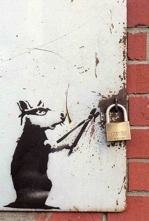 Banksy Rat